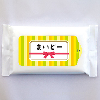 ウェットティッシュ スリムホワイト5枚 まいどー