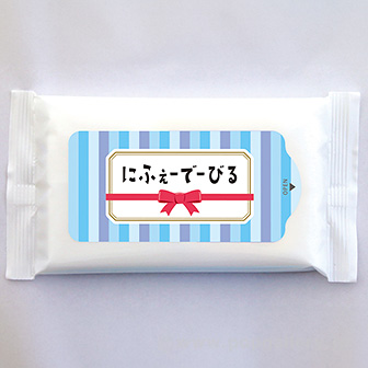 ウェットティッシュ スリムホワイト5枚 にふぇーでーびる