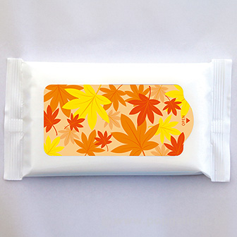 ウェットティッシュ スリムホワイト5枚 もみじ