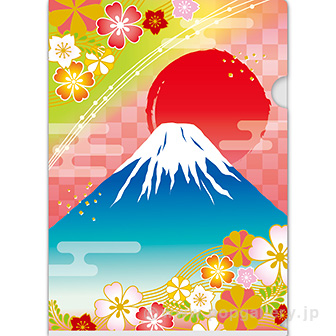 A4クリアファイル 富士山
