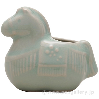 午楊枝入れ(青)