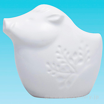 亥楊枝入れ（白） W(白)