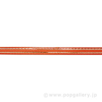 リボン ワイヤーリボン （橙） 10本入