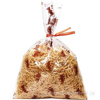 リボン ワイヤーリボン （橙） 10本入