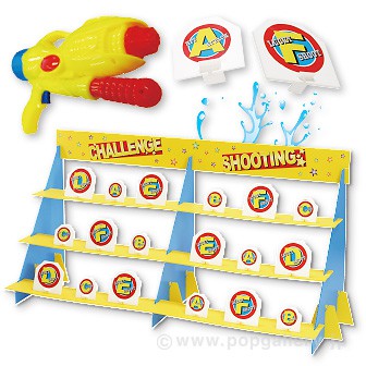 水てっぽうで射的ゲーム本体キット