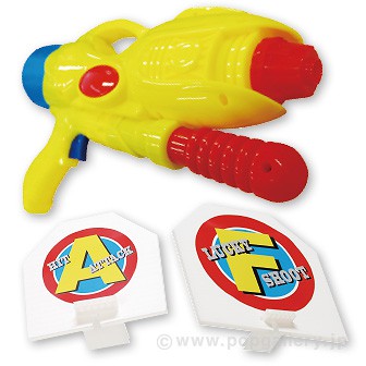 水てっぽうで射的ゲーム本体キット