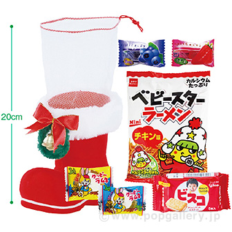 お菓子サンタブーツ（M）