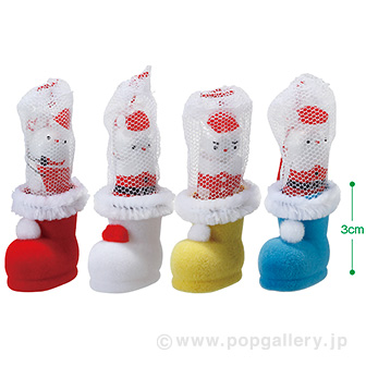 クリスマスカラフルブーツ（サンタチョコ入）