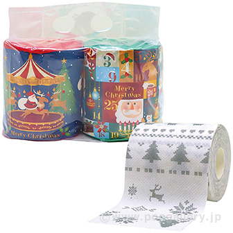 2023クリスマストイレットロール ペアロール