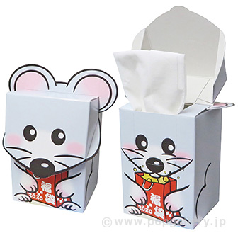 干支BOXティッシュ ちゅー吉 （40枚入）