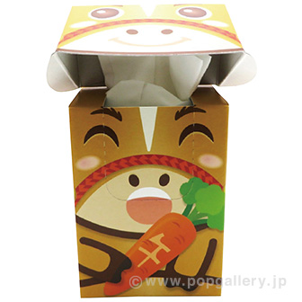 干支BOXティッシュうま吉 （40枚入）