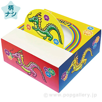 正方形干支ボックスティッシュ（50W） 辰柄