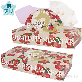 干支ティッシュ・辰 120W 1P