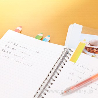 色鉛筆型ふせん