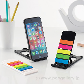 スマホスタンドになるスリムふせん