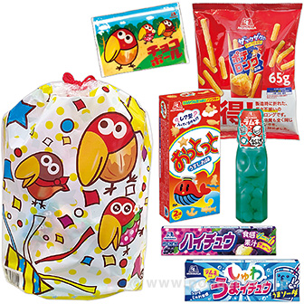 森永 キョロちゃんバッグ（パーティー柄）: ノベルティ｜販促物