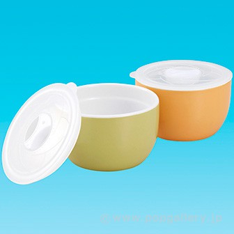 電子レンジOK!蓋付ボウル