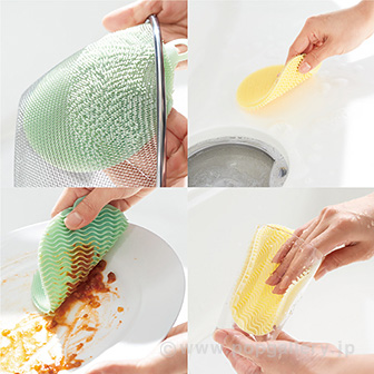 両面使える シリコンブラシ