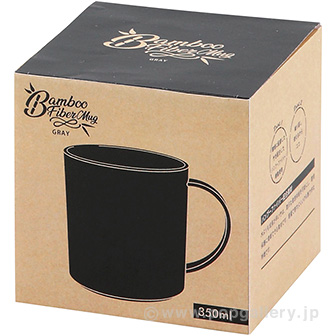 バンブーファイバー配合マグカップ（グレー） B(グレー)