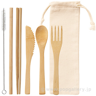 リル バンブーカトラリー6点セット