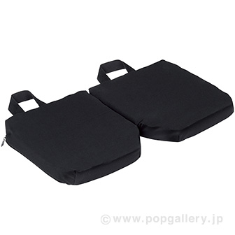 持ち運びに便利！折りたたみゲルクッション