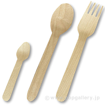 木製カトラリー3点セット