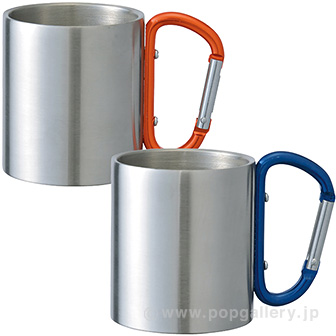 アウトドア カラビナマグカップ1個