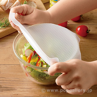 何度も使えるシリコンラップ2枚組