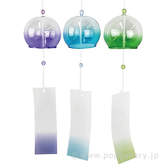 ガラス風鈴・グラデーション