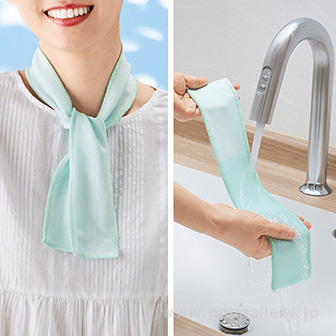 ひんやりクール スリムタオル