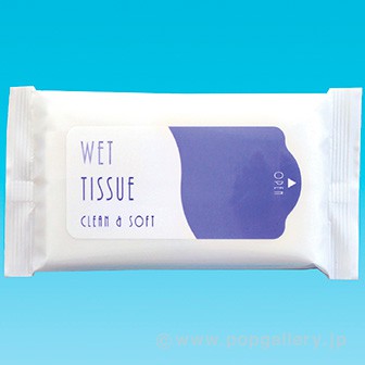 ウェットティッシュスリムホワイト（10枚入り）