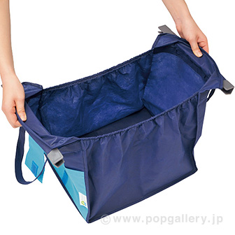 プラスチックスマートショッピングカートバッグ1個