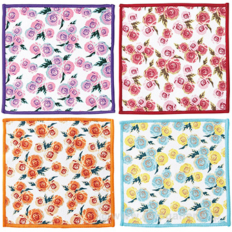 ブリティッシュローズ・マイクロファイバークロス（4枚セット）