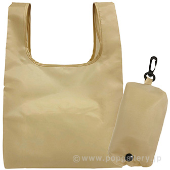 ECOコンパクトマイバッグ（ベージュ） BE(ベージュ)