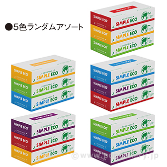 シンプルエコBOXティッシュ100W（3P） (3P)