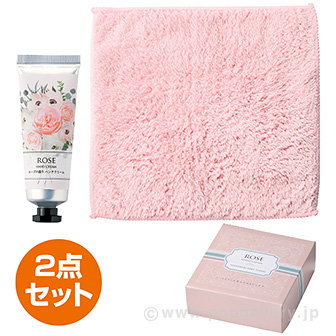 ハンドクリーム＆ふんわりハンカチ