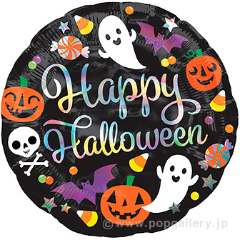 ポップバルーン（17”イリディセントハロウィン）