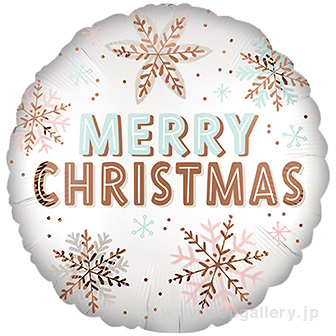 ポップバルーン（AG17インチサテンクリスマスウィンターワンダーランド）