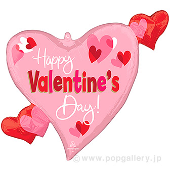 ポップバルーン（AG18インチSHP HVDプレイフルスワリーハーツ）