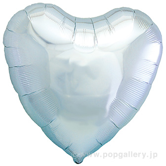 NEWアイブレックスバルーン・14インチハート （シルバー） SI(シルバー)