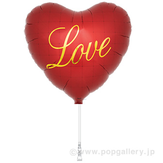 アイブレックスバルーン（ダークレッドラブ）スティック＆クリップ付