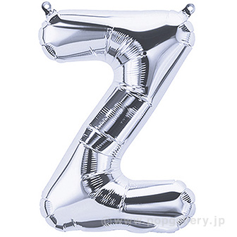 16”プレミアムレターバルーン 「Z」シルバー