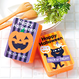 ハロウィンキッチンスポンジ（2個セット）