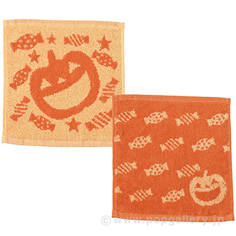 ハロウィン・ジャガード織りハンドタオル