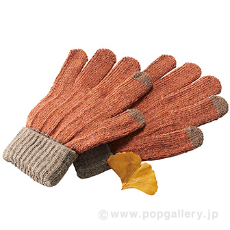 ナチュラルトーン スマホグローブ