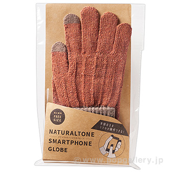 ナチュラルトーン スマホグローブ