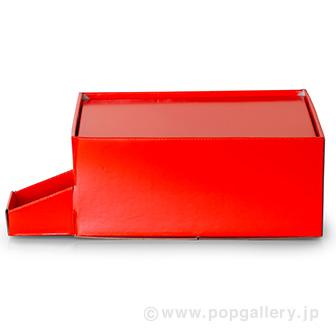 ガチャコップ簡易卓上台（紙製） 赤 R(赤)