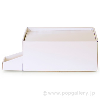 ガチャコップ簡易卓上台（紙製） 白 W(白)