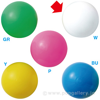 巨大ガラポン用カラーボール1個（白）