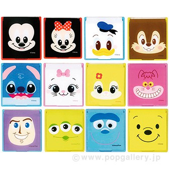 オールスター顔柄コンパクトミラー